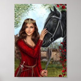 Queen Rosemary e Midas Character Art Impressão