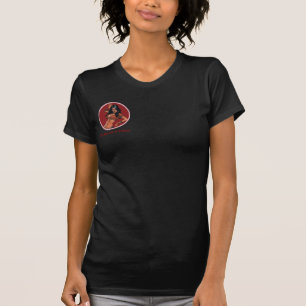Queens do t-shirt do caos no preto - personalizado