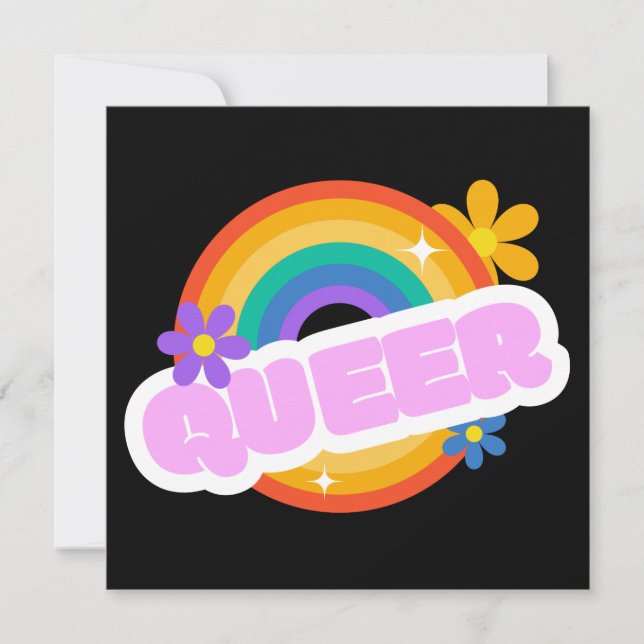 Queer. LGBT+Orgulho. Poster (Frente)