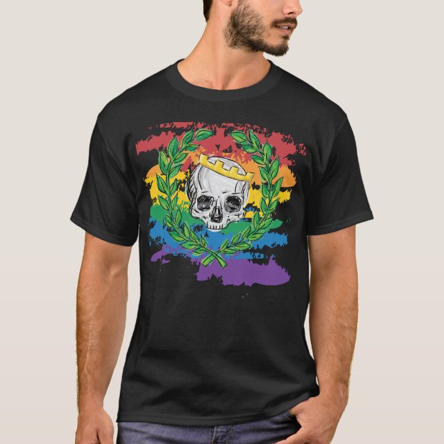 Queer Peer - Laurel-MurderCounty Dark T-Shirt (Frente)