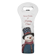 "Queijos Quentes e Feliz Feriado" Snowman