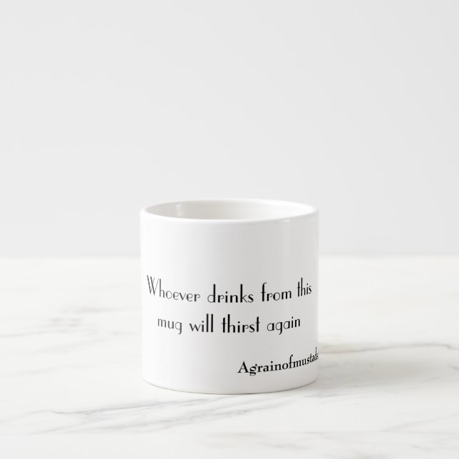 Quem bebe desta caneca (Frente)