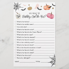 Quem conhece a aniversariante The Most Halloween