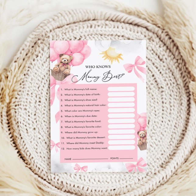 Quem Conhece As Melhores Cartões De Jogo De Mamãe (Criador carregado)