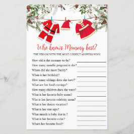 Quem conhece melhor a Mamãe Jogo de Natal