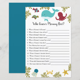 Quem Conhece Melhor a Mamãe no Chá de Bebê Submari