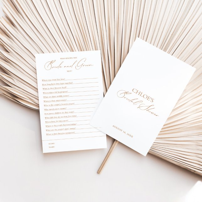 Quem Conhece Melhor a Noiva & o Noivo Jogo para Ch (Criador carregado)