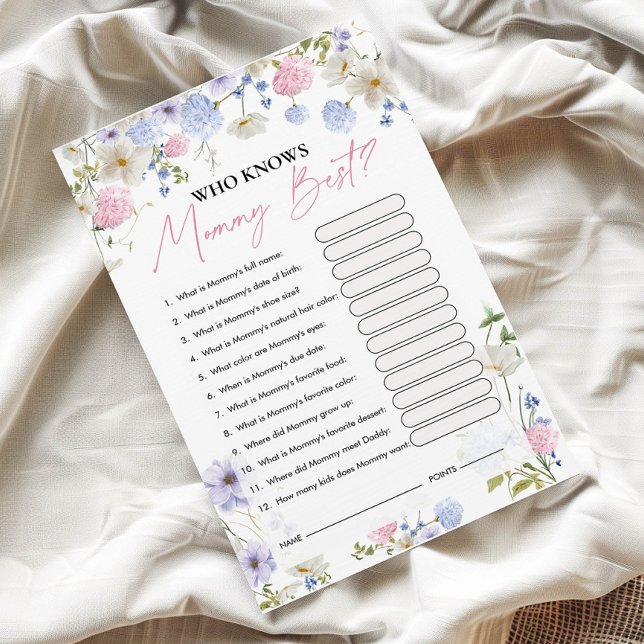 Quem conhece melhor as Mamães | Jogo do chá de fra (Criador carregado)