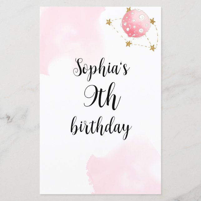 Quem Conhece O Melhor Jogo Da Rapariga De Aniversá (Verso)