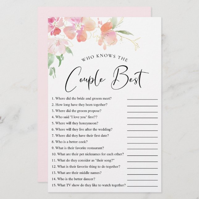 Quem conhece o melhor jogo de Chá flexível do Casa (Frente/Verso)