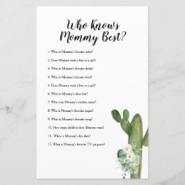 Quem Conhece O Melhor Jogo Do Cactus Floral