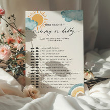 Quem Disse Isso Mamãe | Jogo de Chá de Bebê do Pap