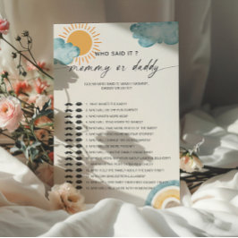 Quem Disse Isso Mamãe | Jogo de Chá de Bebê do Pap