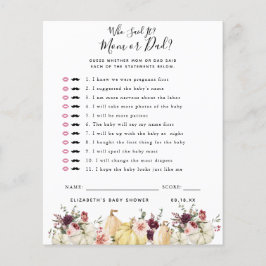 Quem Disse | Jogo Chá de fraldas