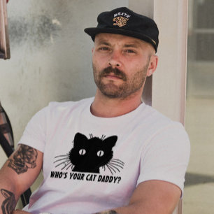 Quem é a sua camiseta Pai de Pai de Gato, Engraçad