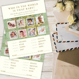 Quem é aquele bebê adivinha o jogo de fotos do beb