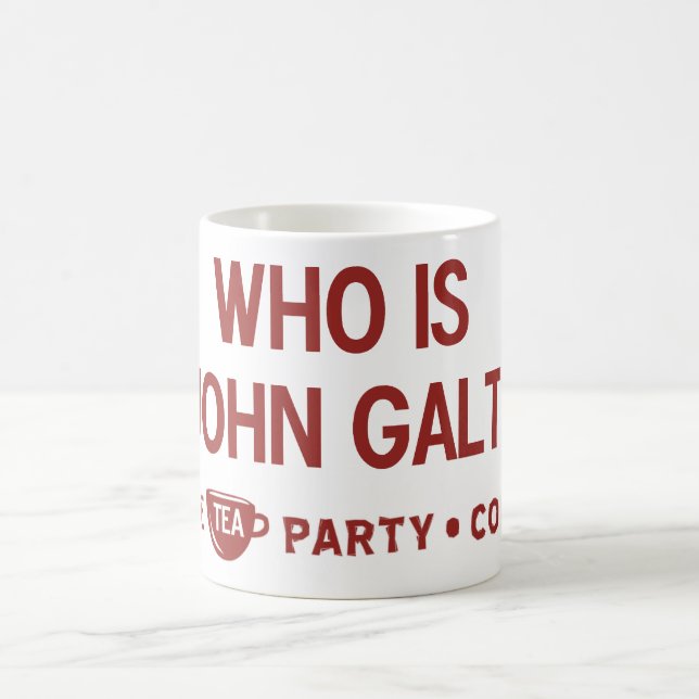 Quem é caneca do tea party de John Galt (Centro)