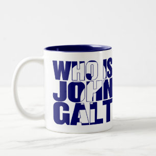 Quem é John Galt? azul da caneca 15oz