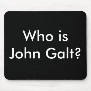 Quem é John Galt? mousepad