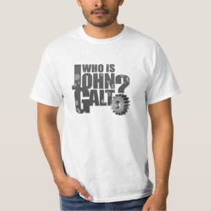 Quem é John Galt? T-shirt das engrenagens