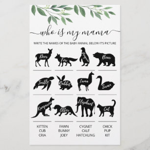 Quem é o meu jogo de Chá de fraldas de jogo