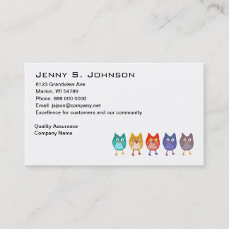 Quem está quem cartão de visita