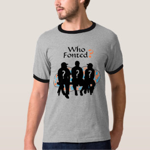 "Quem Fonted?" Pias batismais e camisa da