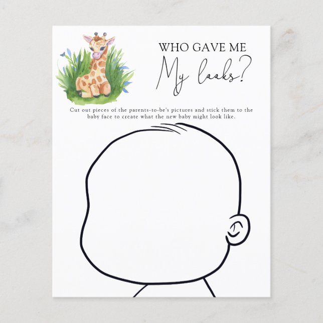 Quem me deu meu jogo de chá de fraldas (Frente)