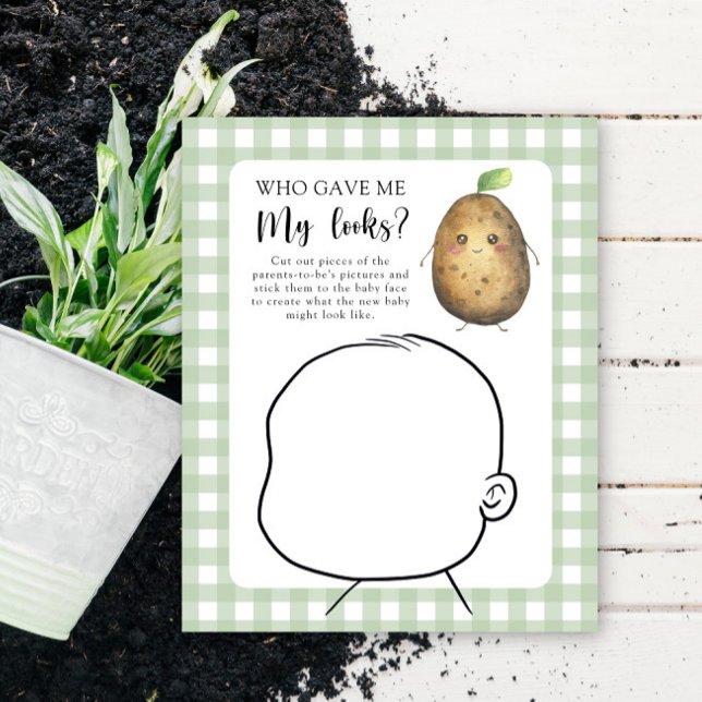 Quem me deu minha aparência jogo de chá de bebê (Criador carregado)