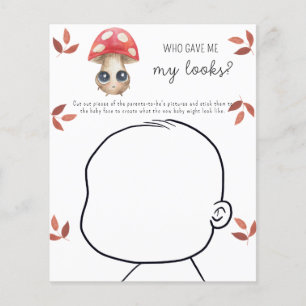 Quem me deu minha aparência jogo para chá de bebê