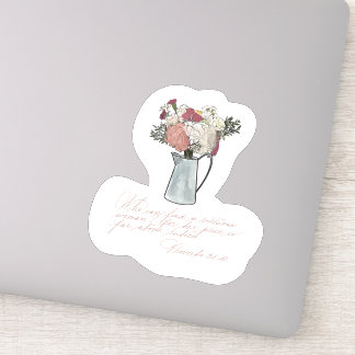 Quem pode encontrar uma mulher virtuosa? Adesivo