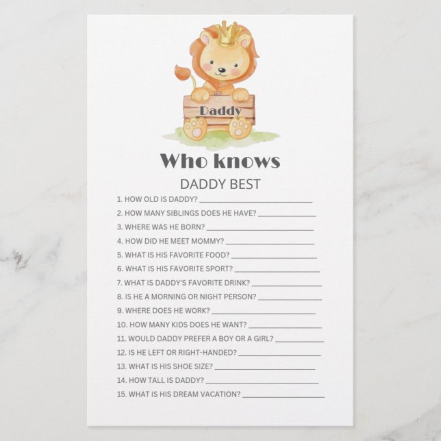 Quem sabe o melhor jogo de chá de fraldas do Woodl (Frente)