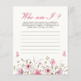 Quem Sou Eu Borboleta Jogo Chá de panela