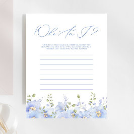 Quem Sou Eu Dusty Blue Floral - Jogo De Chá de pan