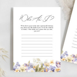 Quem Sou Eu Jogo De Chá de panela Floral Roxo