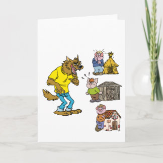 Quem teme o Lobo Grande Bully? Cartão de Saudação