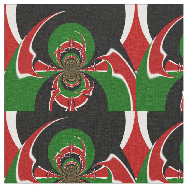 Quênia Hakuna Matata Tecido de algodão penteado (Detalhe)