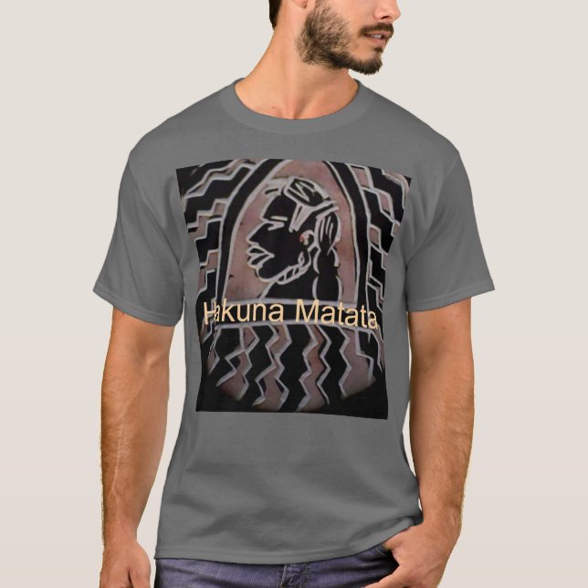 Quênia Raha faz camisetas básicos de Homens Quenia (Frente)
