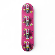 Quente-Diva Pop Art Lipstick skate Decaboard