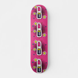Quente-Diva Pop Art Lipstick skate Decaboard