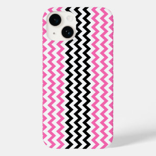 Quente rosa e Black Chevron por Shirley Taylor