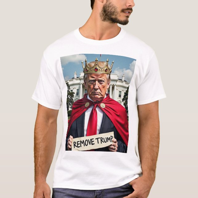 Quer Ser Rei Trump T-Shirt (Frente)