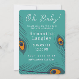 Querida! Convite para Chá de fraldas primavera