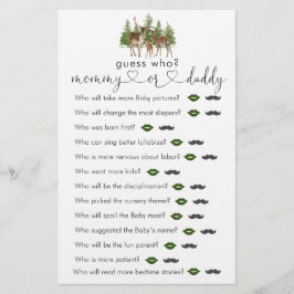 Querida, é frio lá fora, Chá de fraldas adivinha q