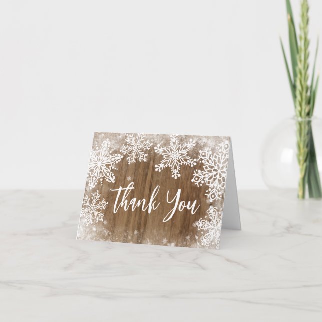 Querida, está frio fora do Cartões de agradeciment (Frente)