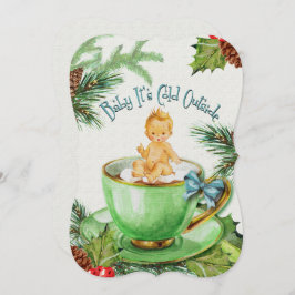 Querida, está frio lá fora | Convite ao Chá de fra