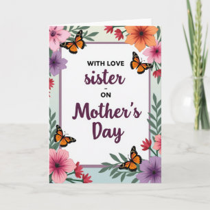 Querida Irmã Cartão do Dia das Mães