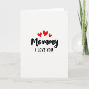 Querida Mamãe Eu Te Amo Cartão