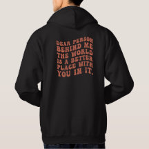 Querida Pessoa Atrás De Mim Camiseta Mensagem Vibr