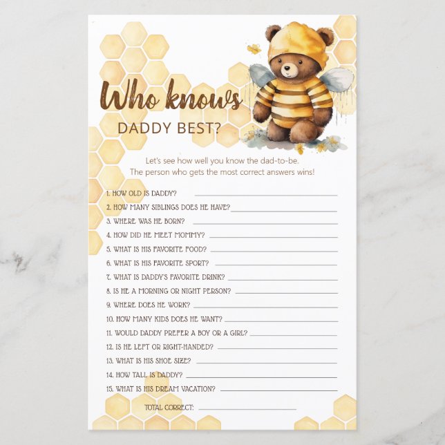 Querida ursinho de pelúcia, quem sabe o PAI MELHOR (Frente)